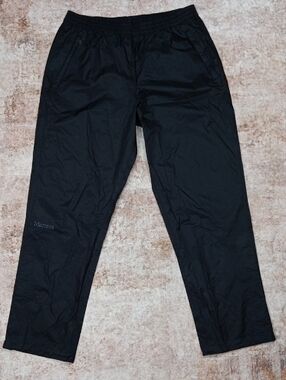 Marmot Black Waterproof Unlined Snow Ski Pants Mens XL